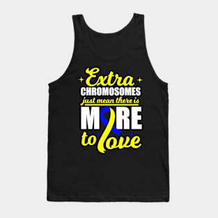 Mom Dad Love World Down Syndrome Day Tank Top